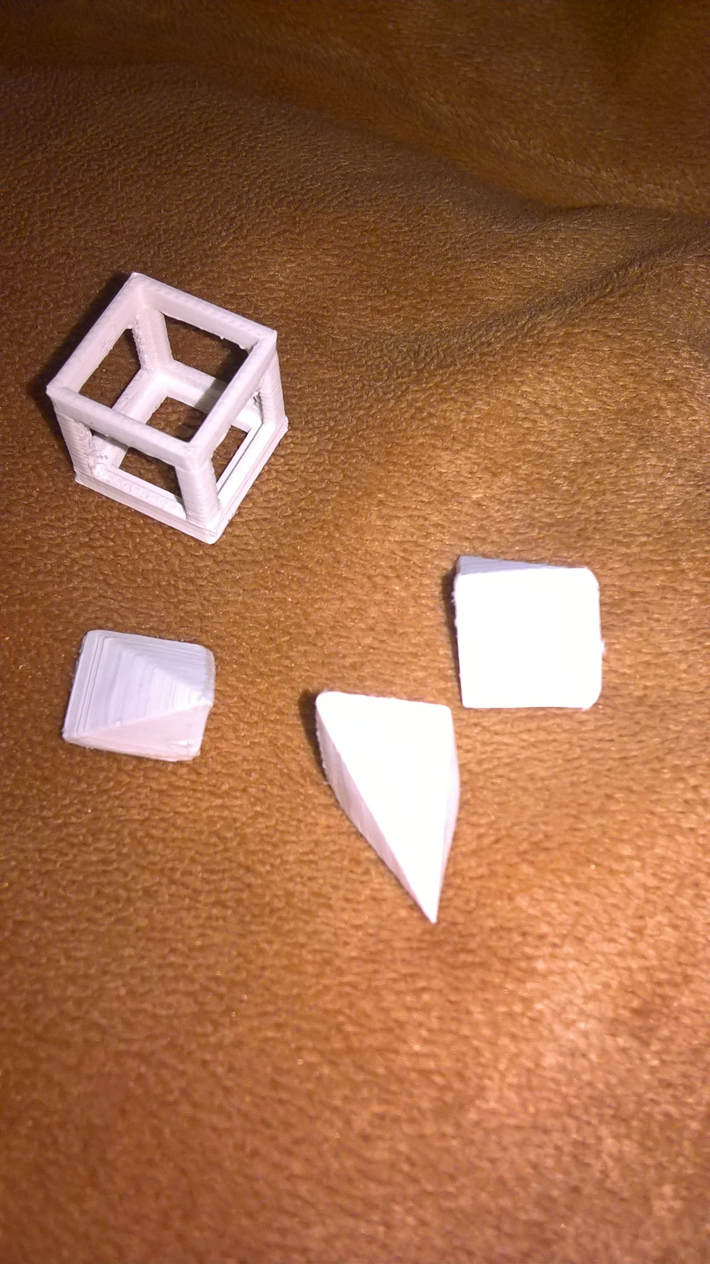 Three Pyramids of the cube.
