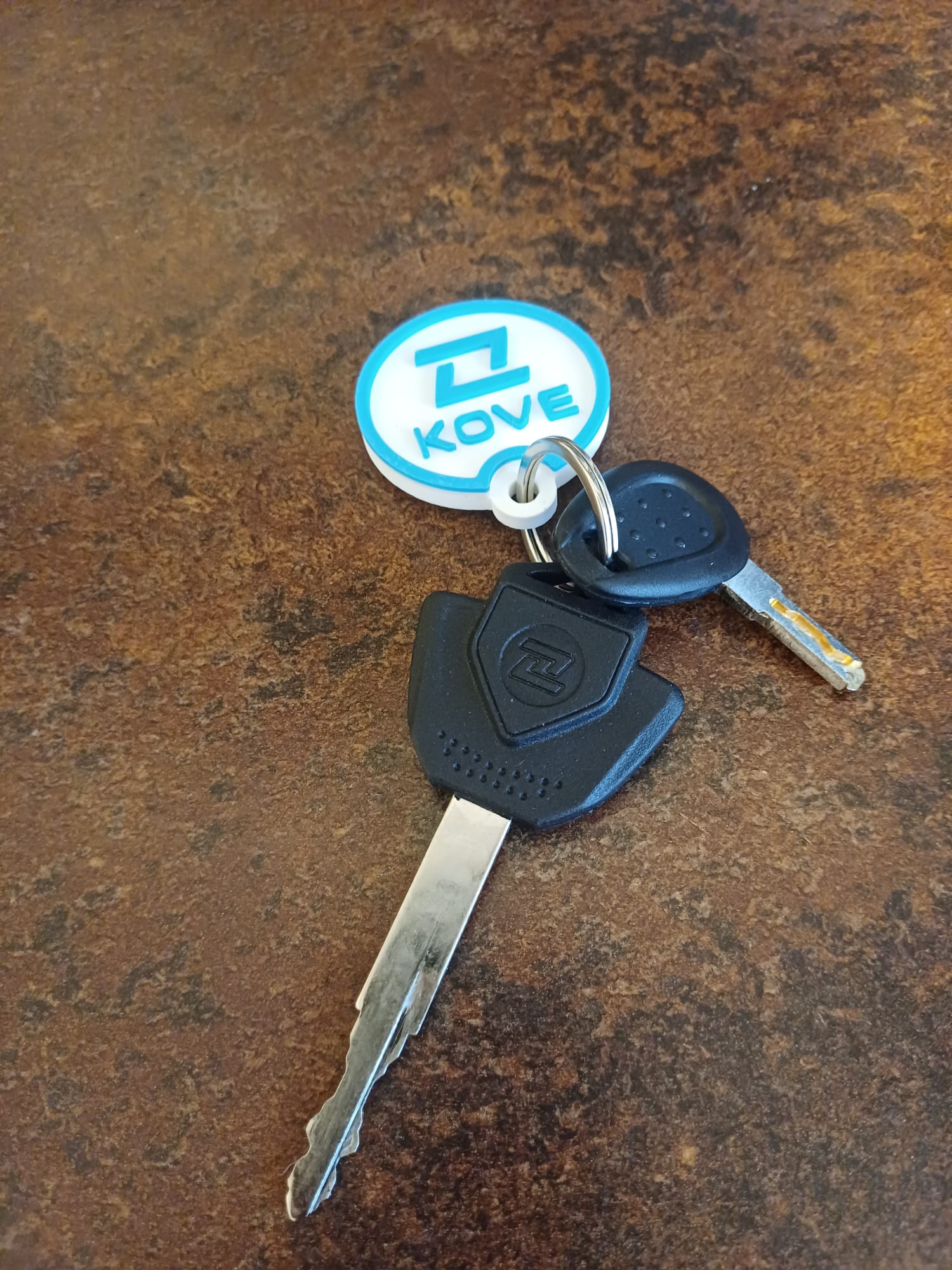 Kove motorcycle keychain