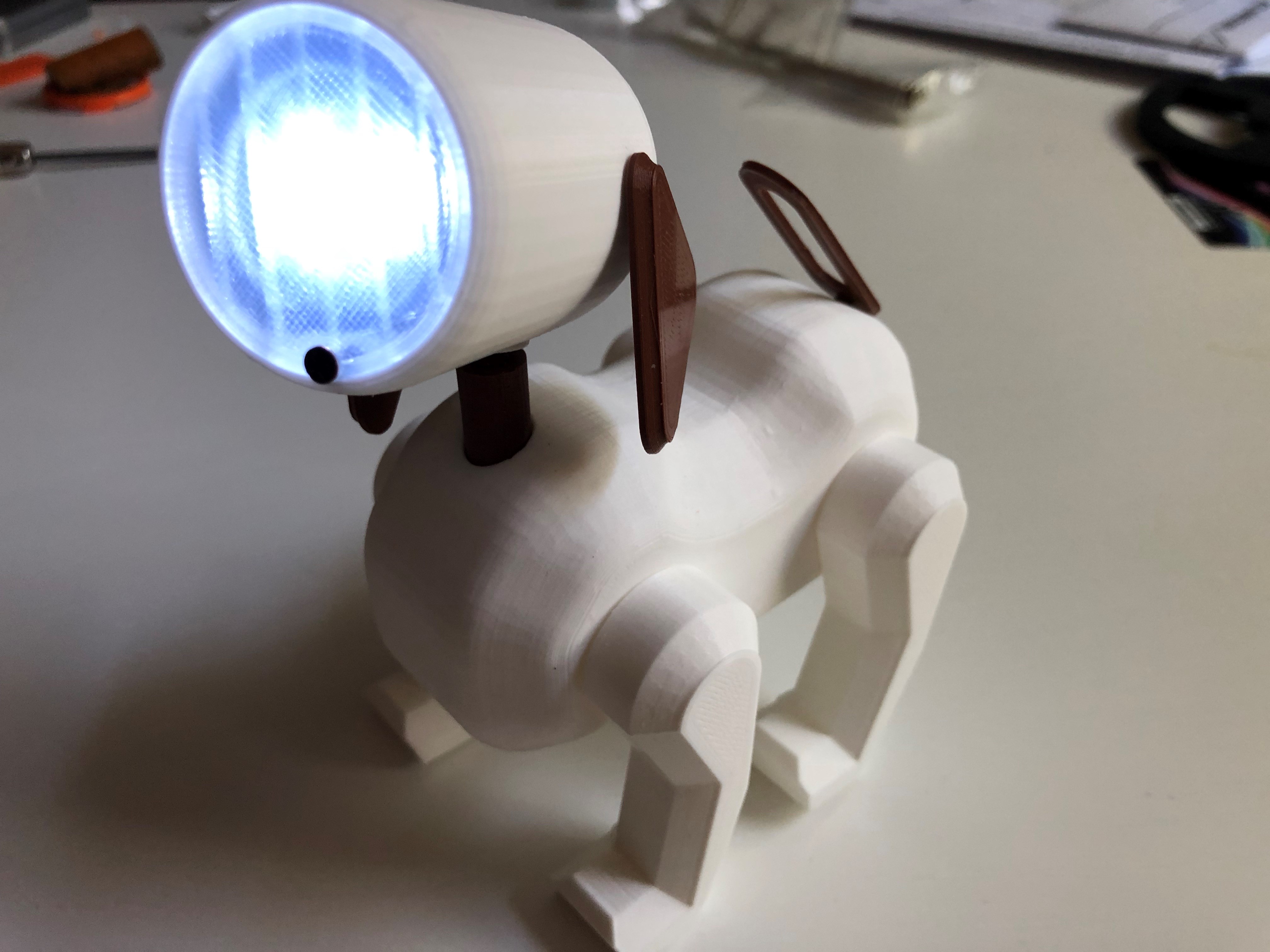 Dog LED lamp