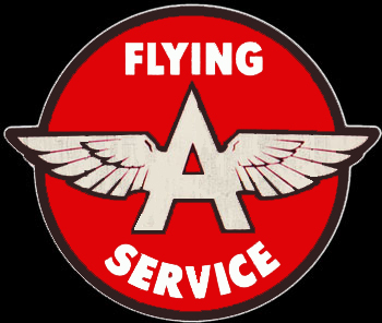 Flying A Service Sign