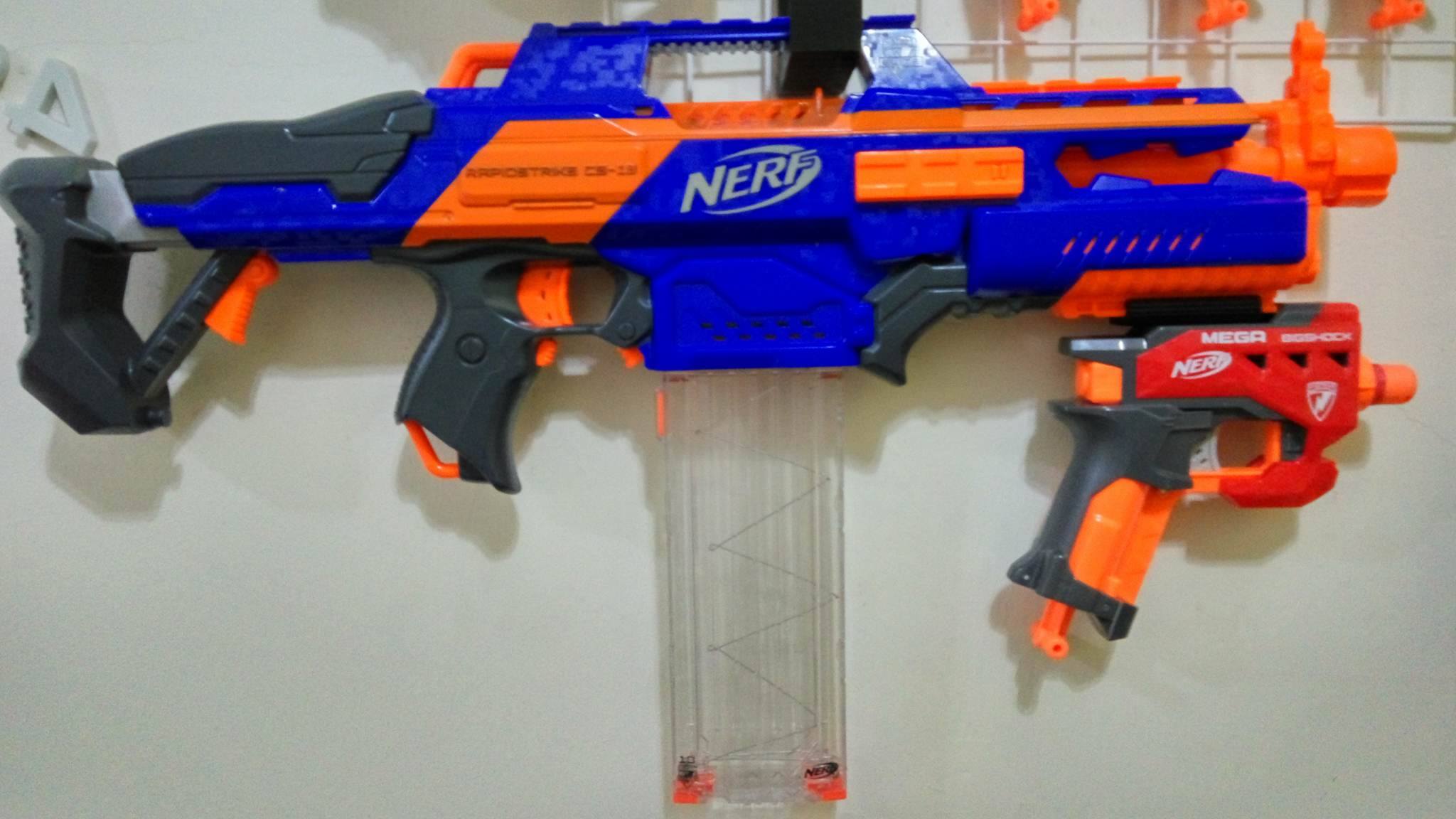 NERF Mega Bigshock to Nerf rail adapter