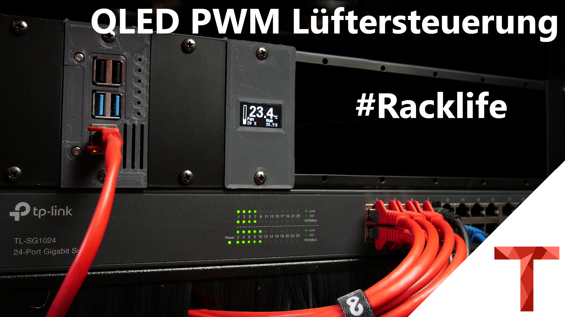 Rack Module OLED Fan Controller