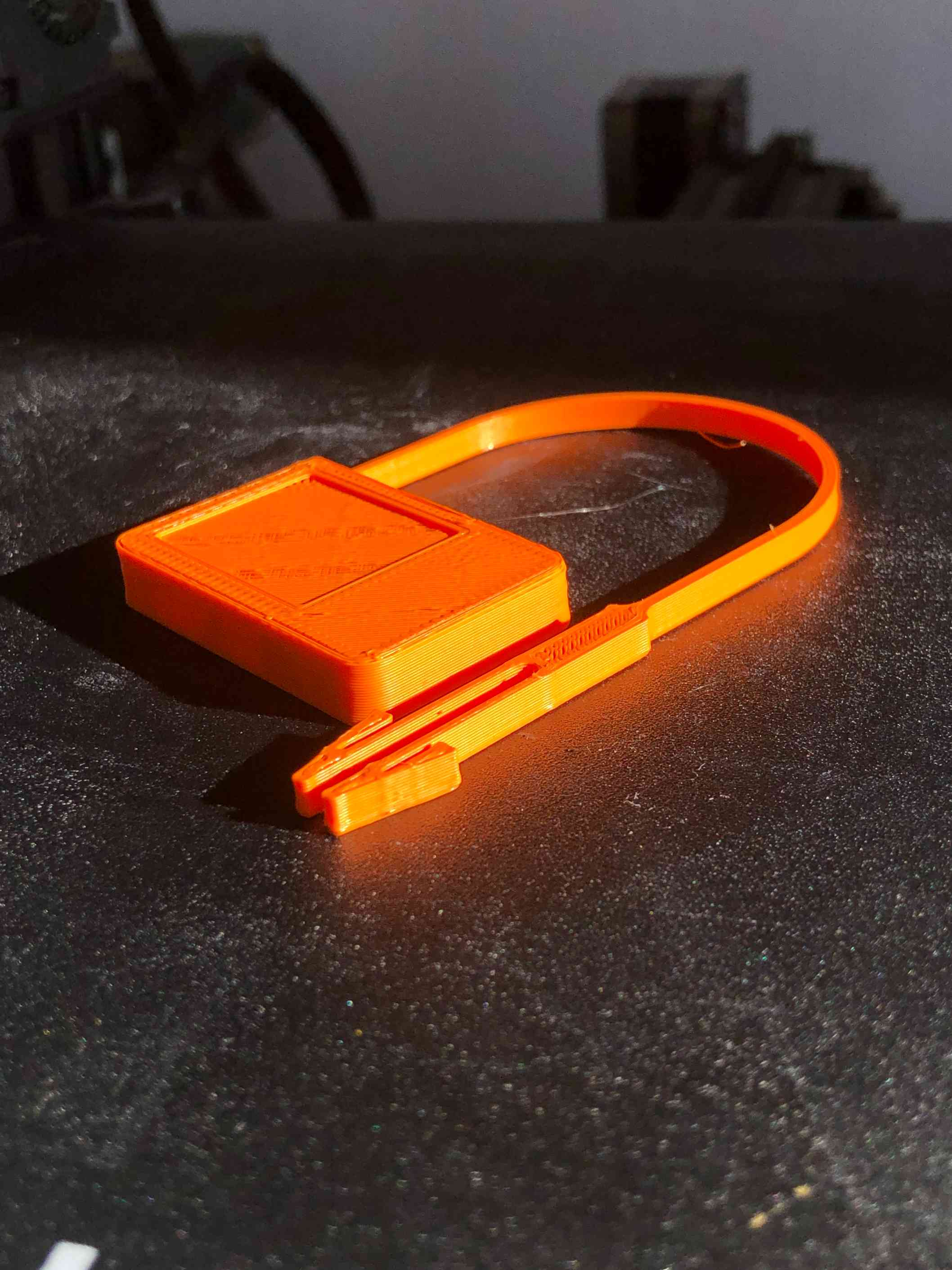 Heavy duty disposable lock
