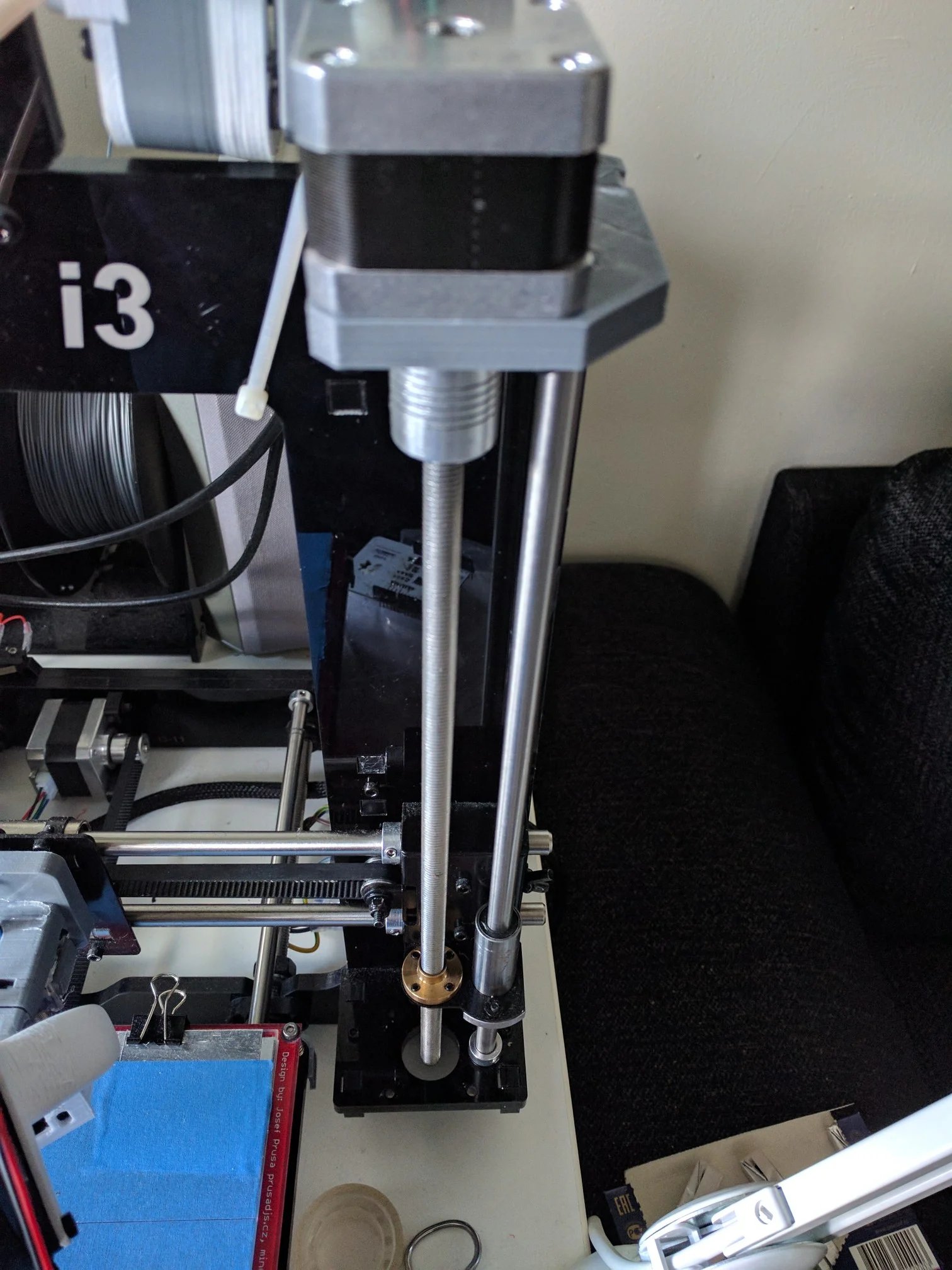 Geeetech Prusa I3 ProB Reverse Z-axis (real Z wobble fix)