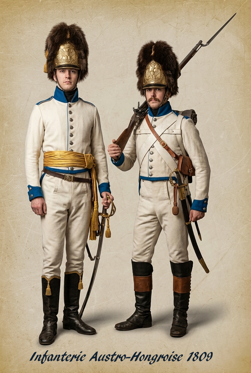 Soldat de l'empire no 87 : Infanterie Austro-Hongroise 1809