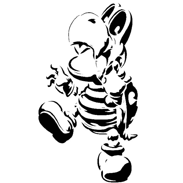 Dry Bones stencil