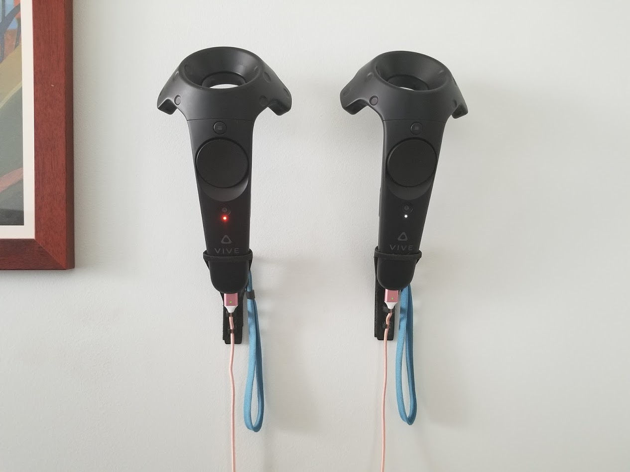 HTC Vive Controller Magnetic Charging Wall Mount