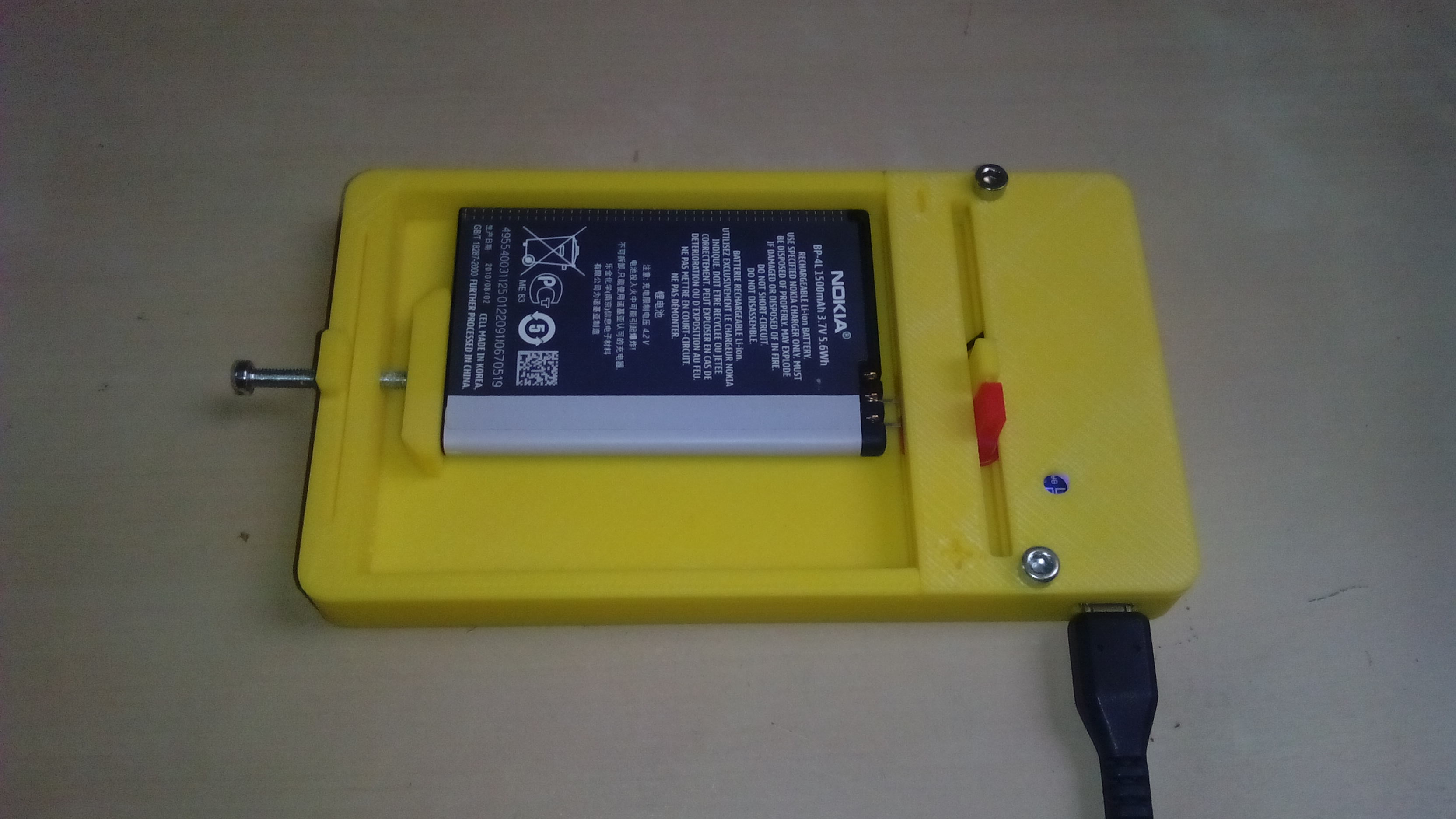 Uniwersal li-ion charger based on tp4056