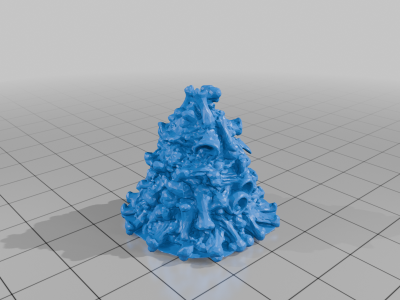 A pile of bones