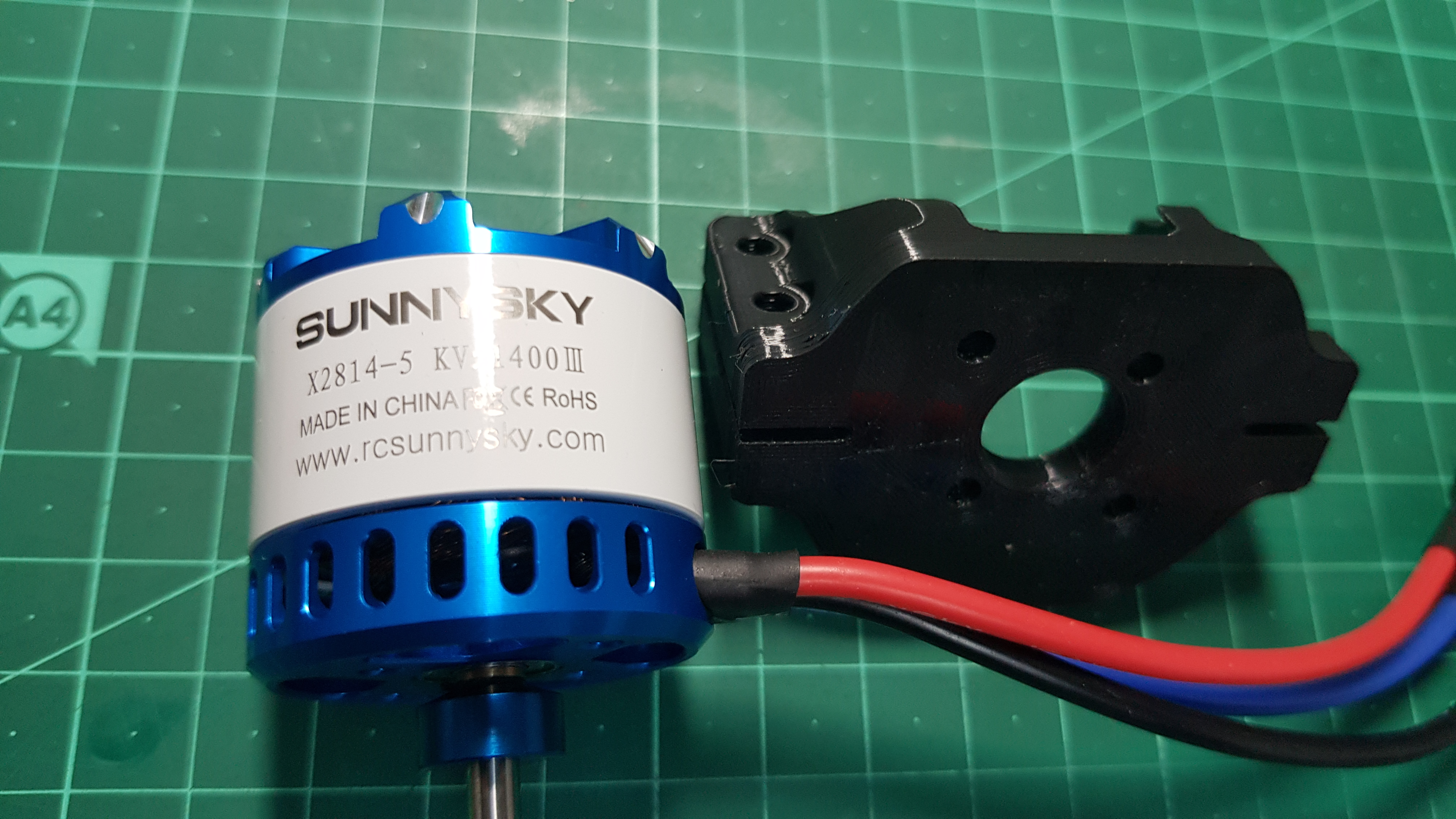Ritewing Mini Drak Motor Mount 2814 25x19 and 25x25