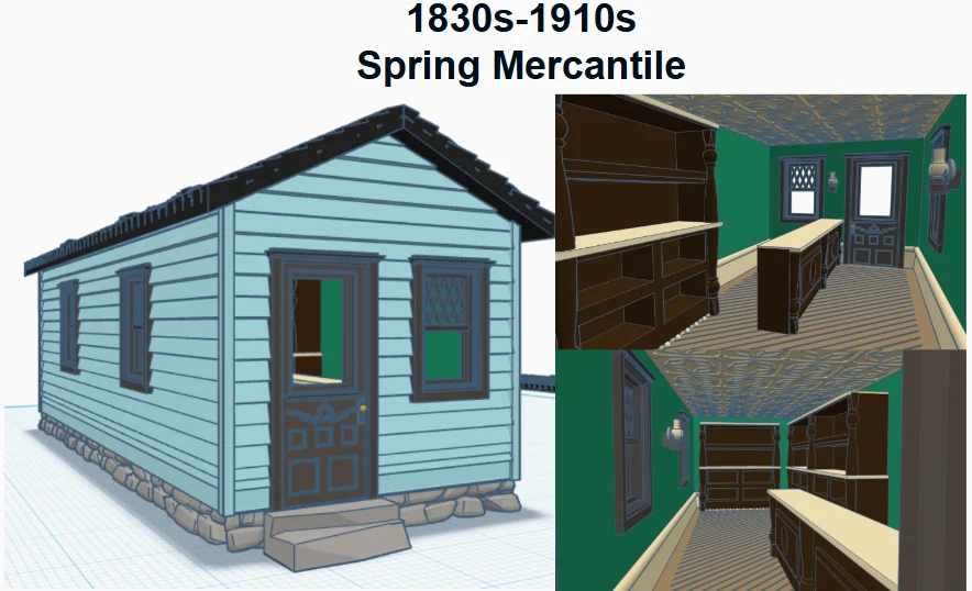 Spring Mercantile (HO SCALE)