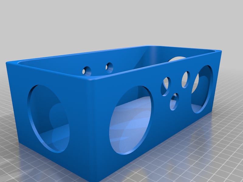 Filament Spool Holder (Roller) with Container