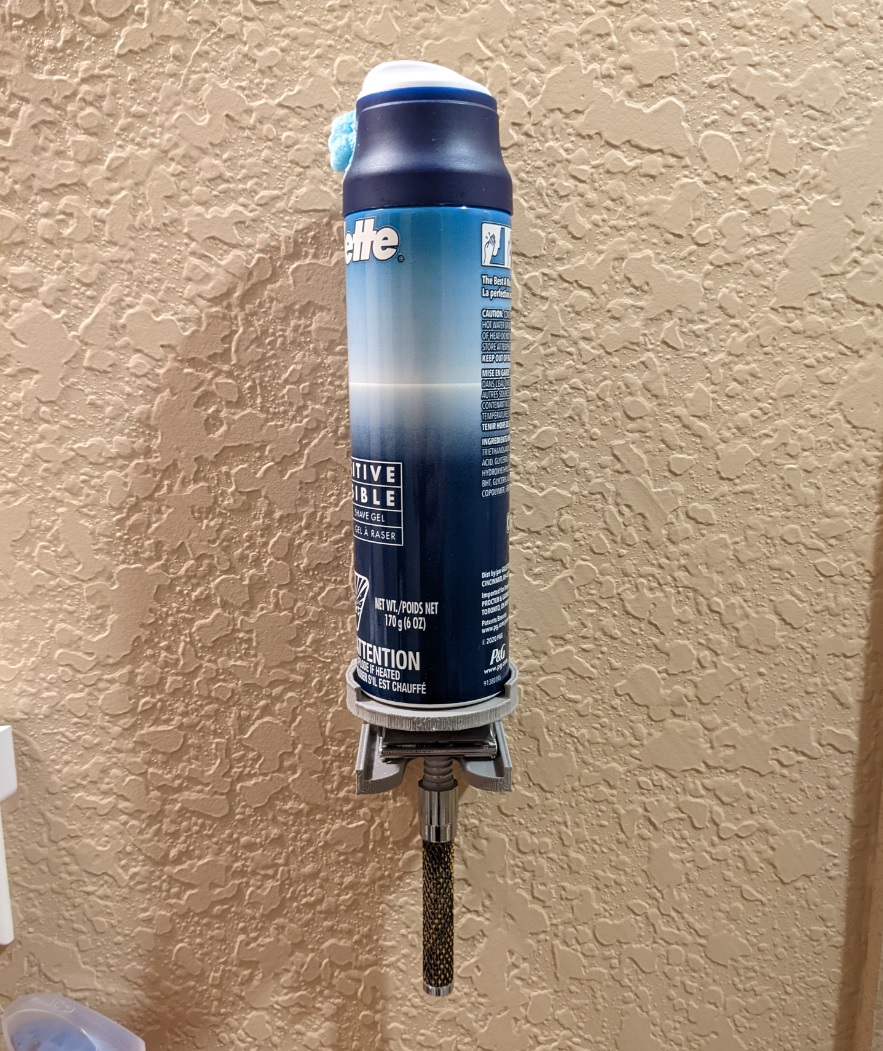 Safety Razor Mount Shaving Cream