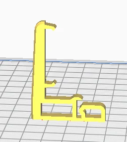 Slot Car Track Wall/Barrier Bracket - Narrow