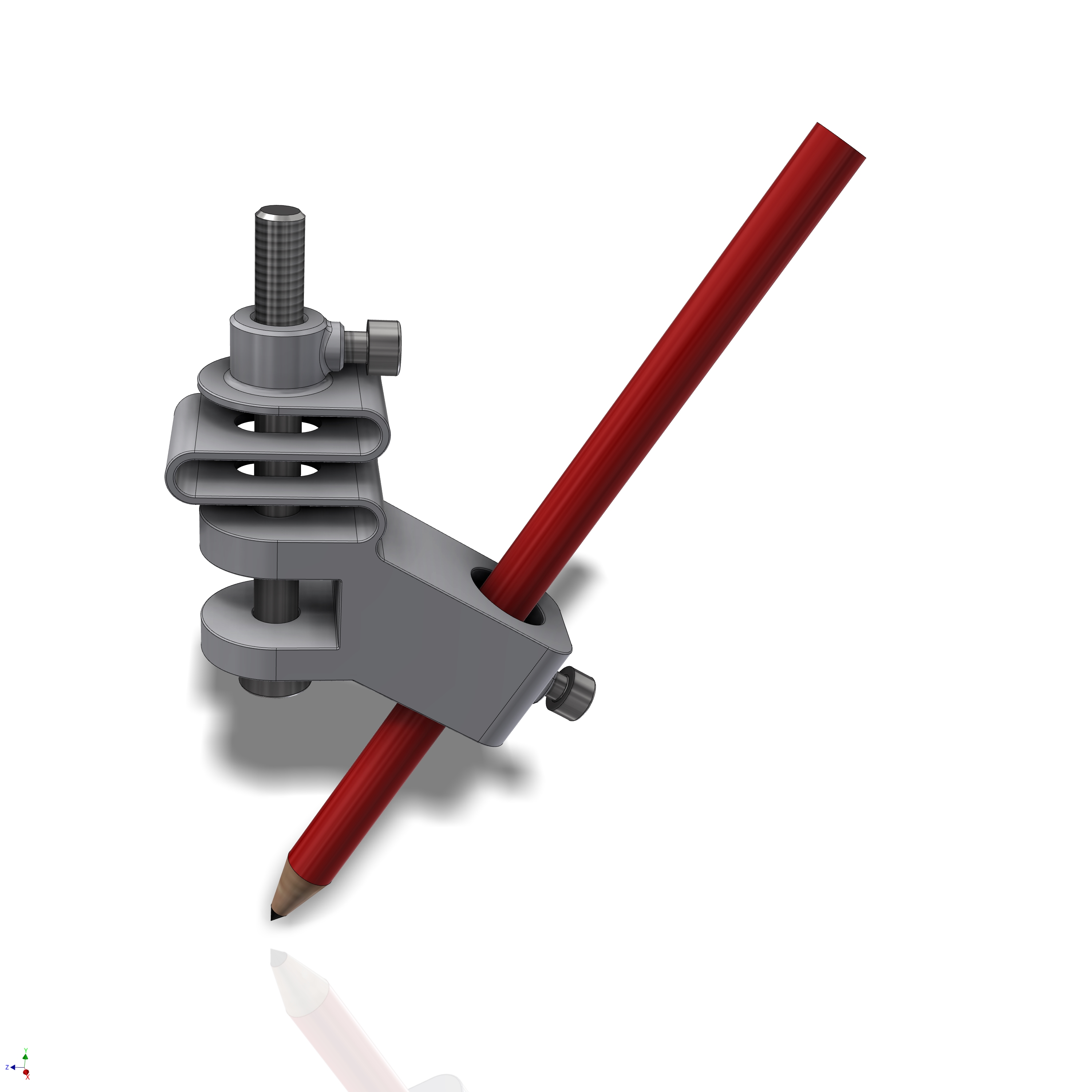 CNC pen holder