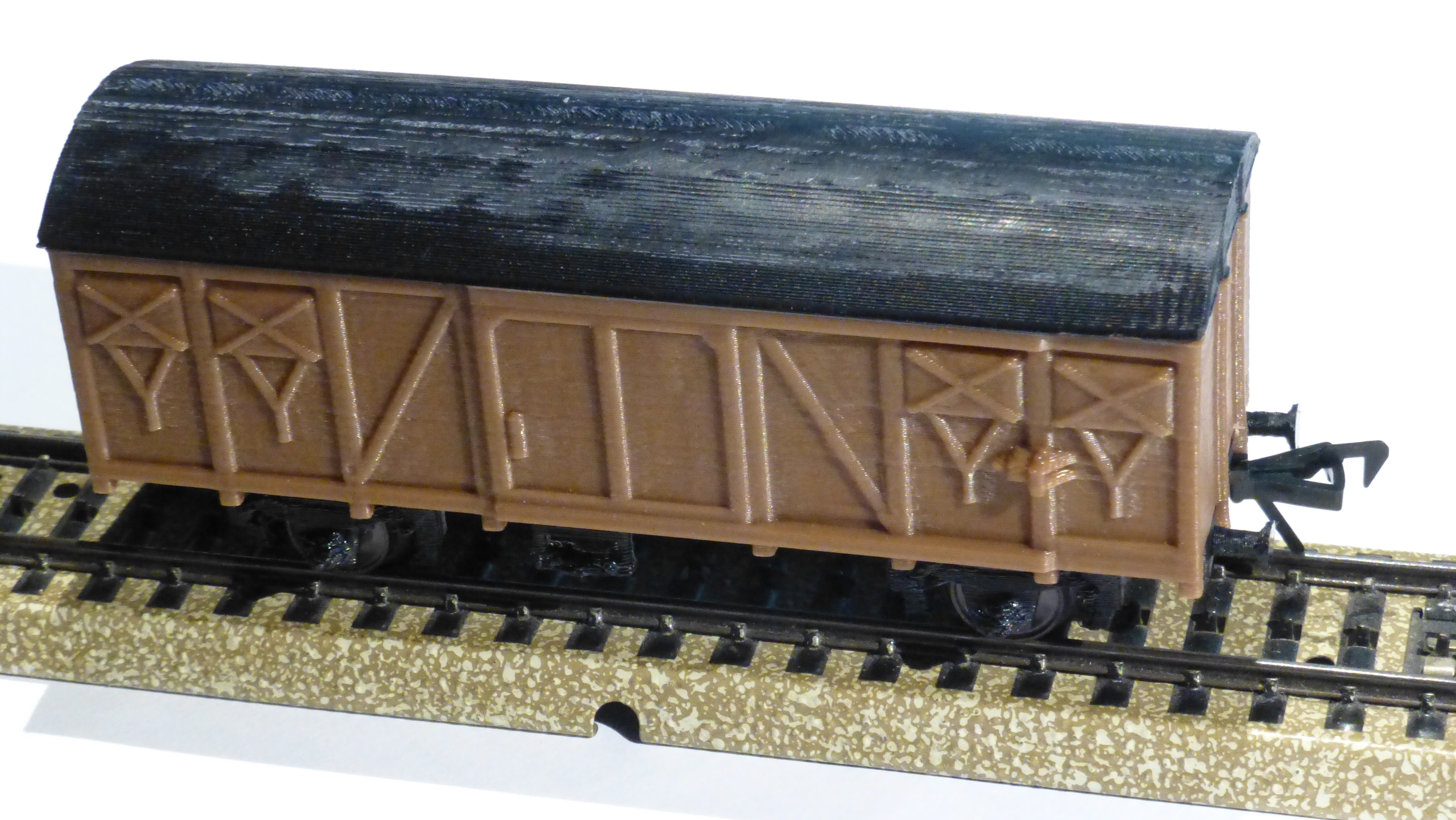 simple carriage in scale H0  the OpenRailway
