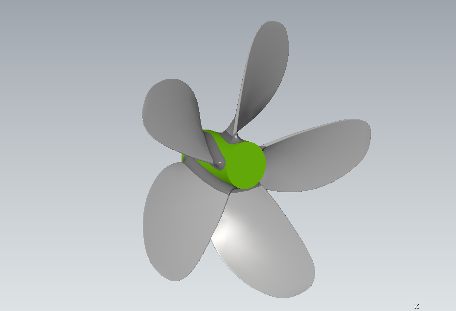 B-serie boat propeller 5 blades 01