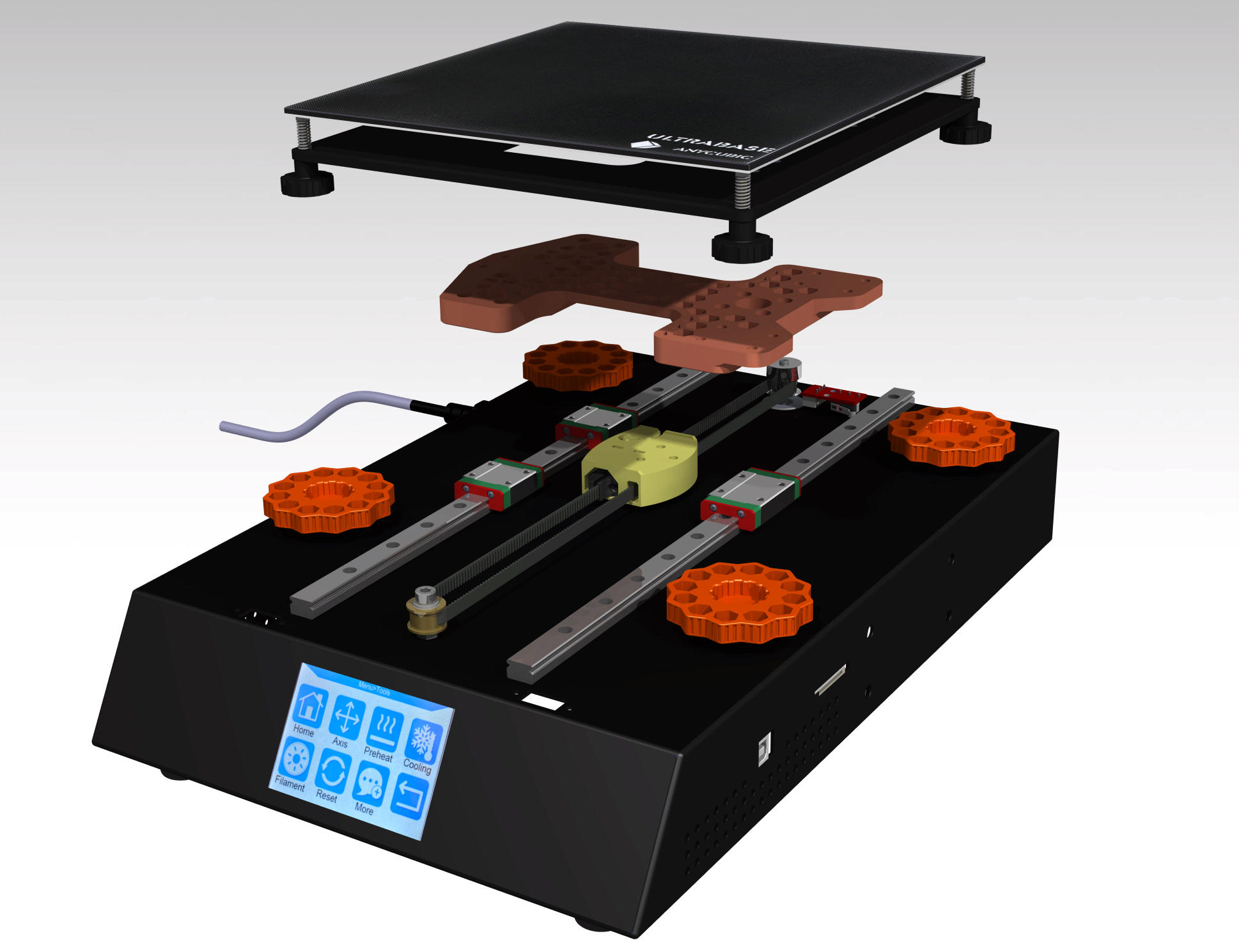 Ai3M Y-Axis Linear Guiderails