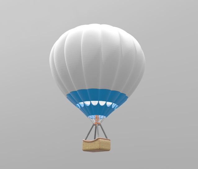 Hot Air Balloon H0 scale remix