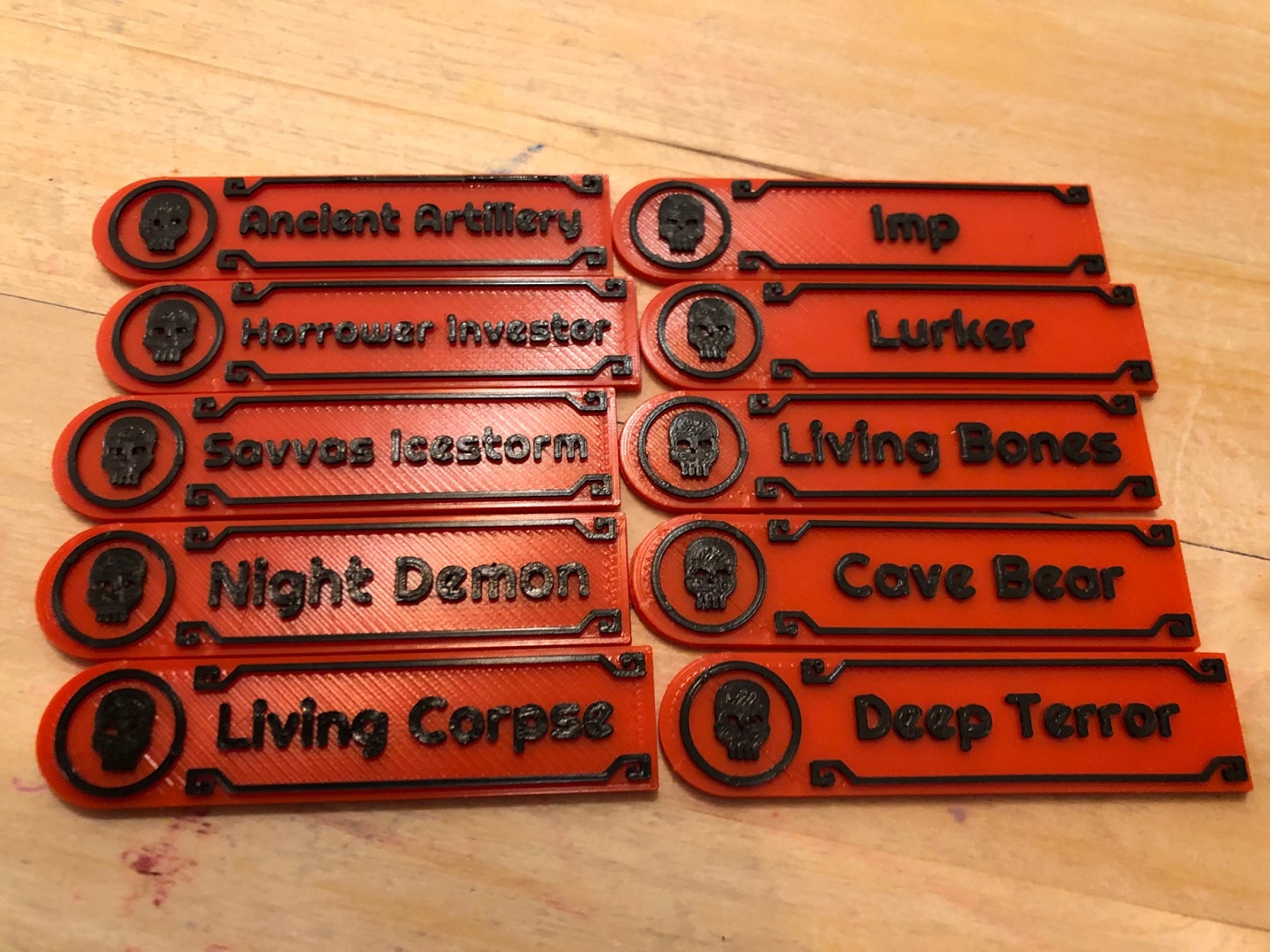 Gloomhaven Initiative Tokens