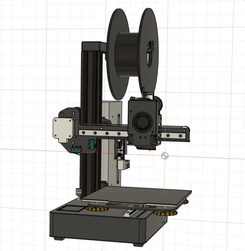 Kingroon KP3S full assembly STP/OBJ data