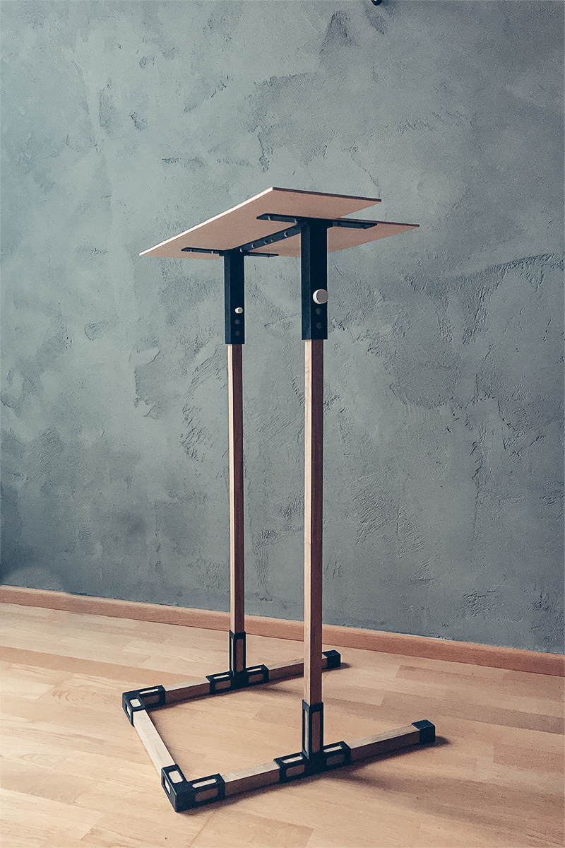DIY Indoor cycling desk
