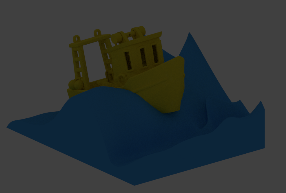 Wave for FIN (the little trawler)