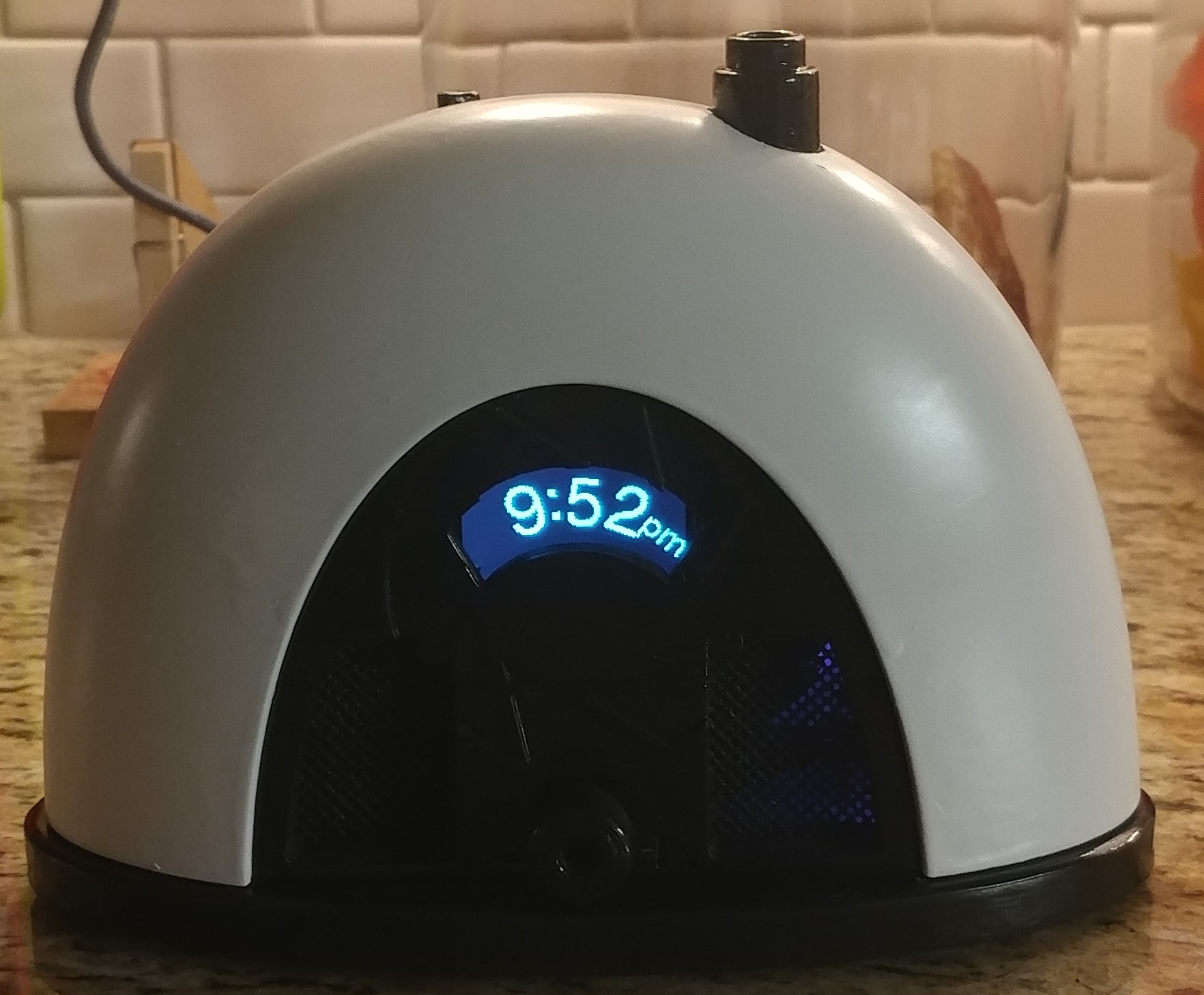 110% scale of Portal Radio Shell for Google Home Mini for Arduino project