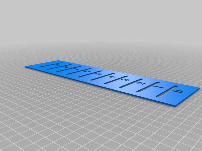 Foil Track Ruler Stencil