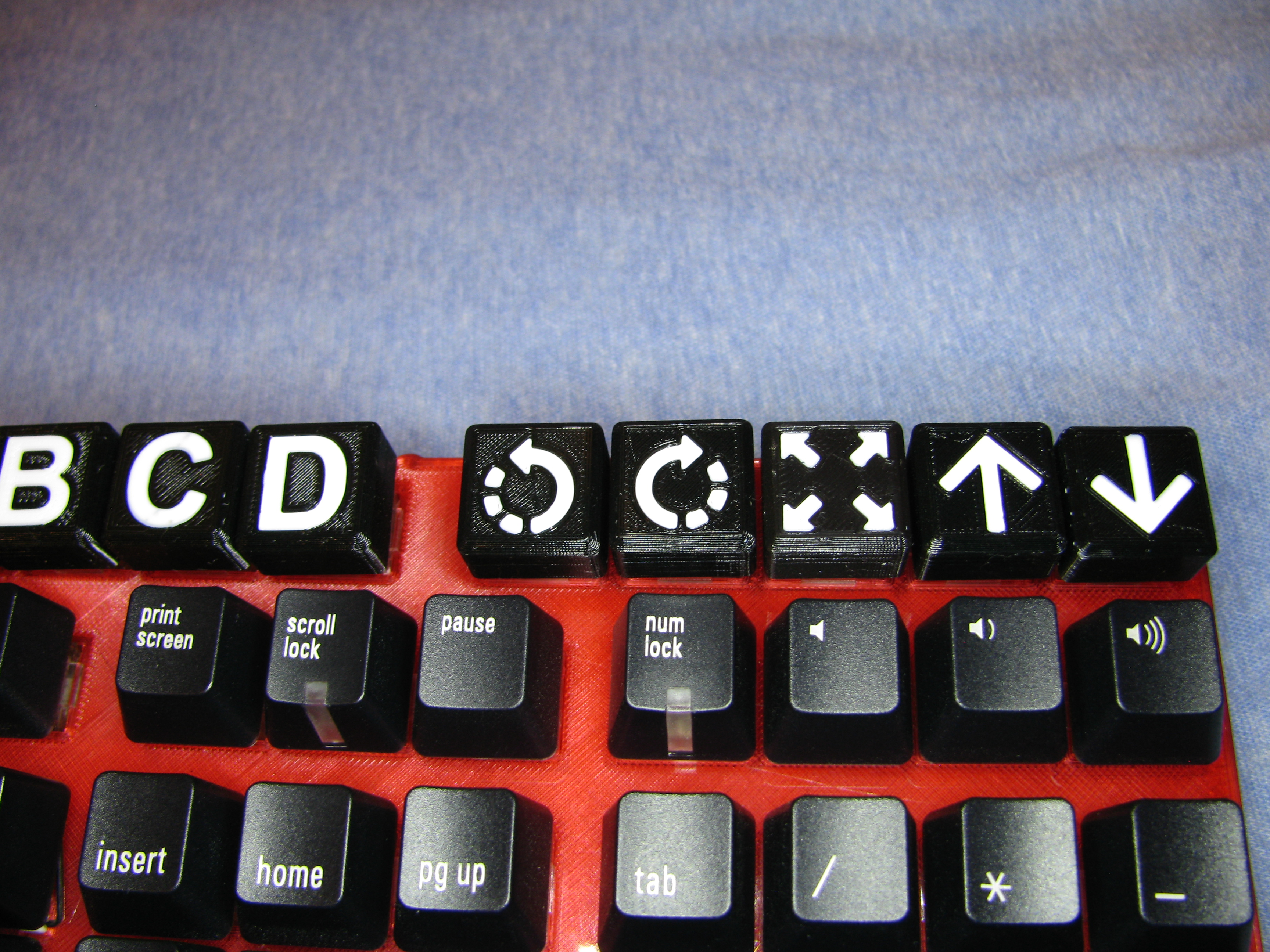 ALPS Macro Keycaps