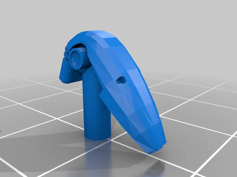 Brick RO-GR Battle Droid Head (the Freemaker Adventures)
