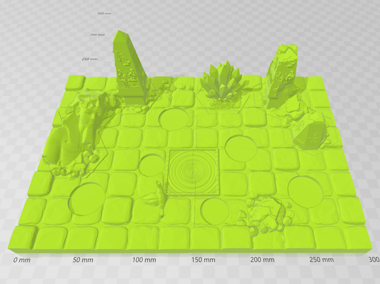 Diorama + Hex for Eyes of the Nine