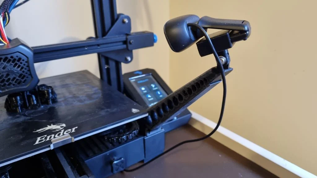 Logitech webcam adapter for Ender3v2 arm