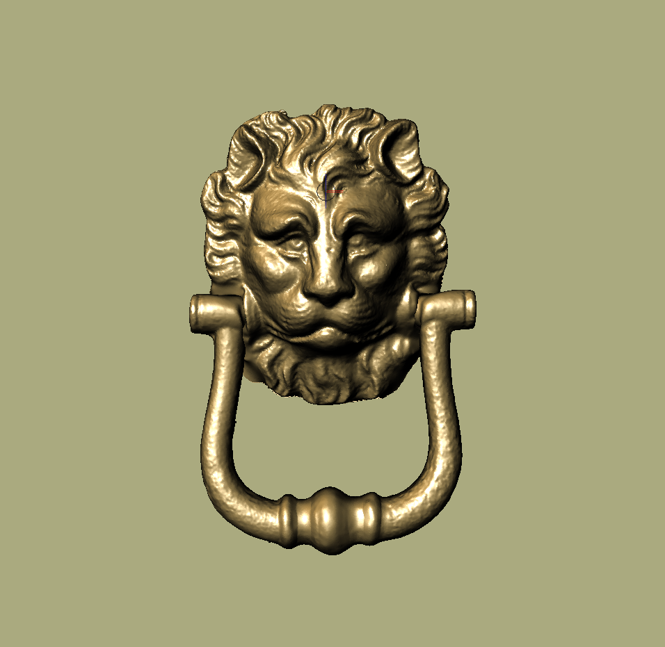 Functional Lion Head Door Knocker