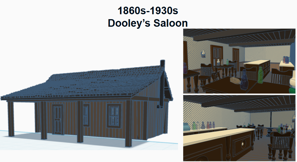 Dooley's Saloon (HO SCALE)
