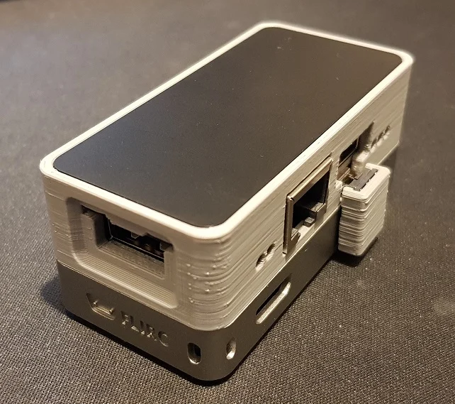 piSlice - stackable HAT case for FLIRC Pi Zero metal case (includes case for Waveshare Ethernet / USB HUB HAT)