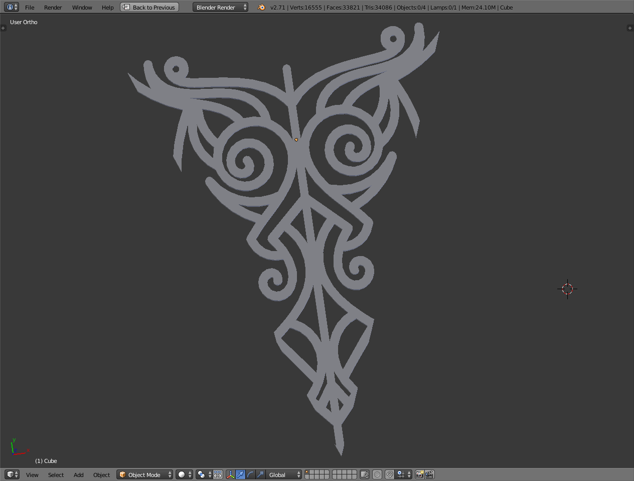 Swirly 2D Art