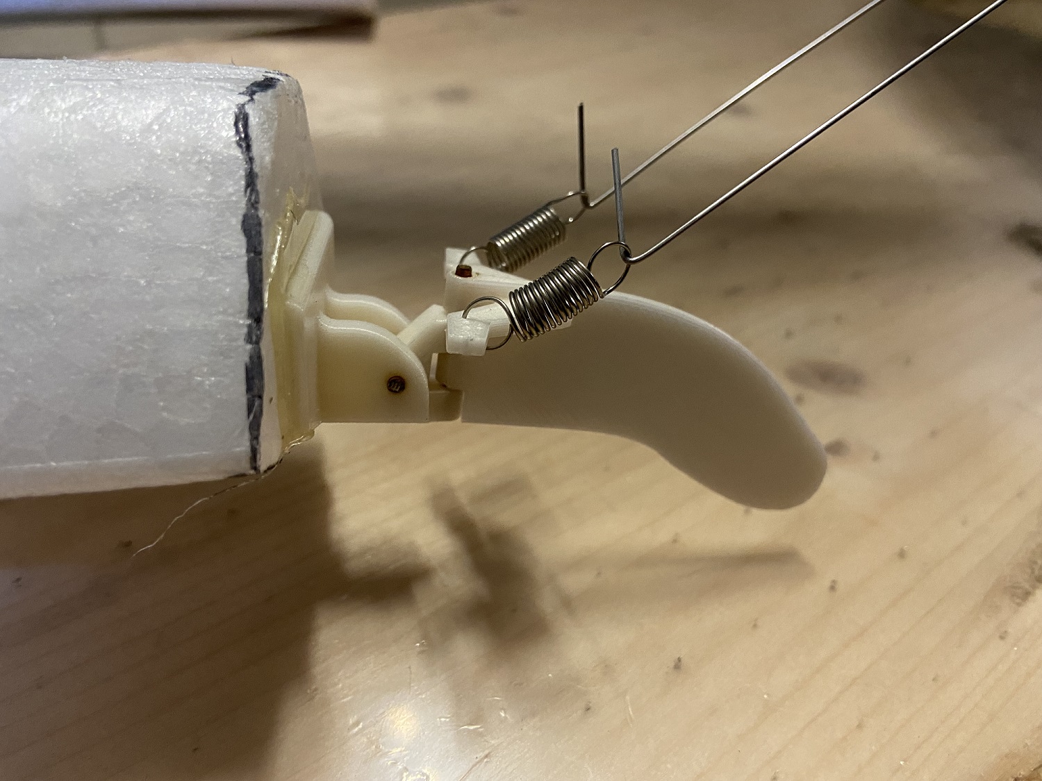 Rudder for rc plane floats