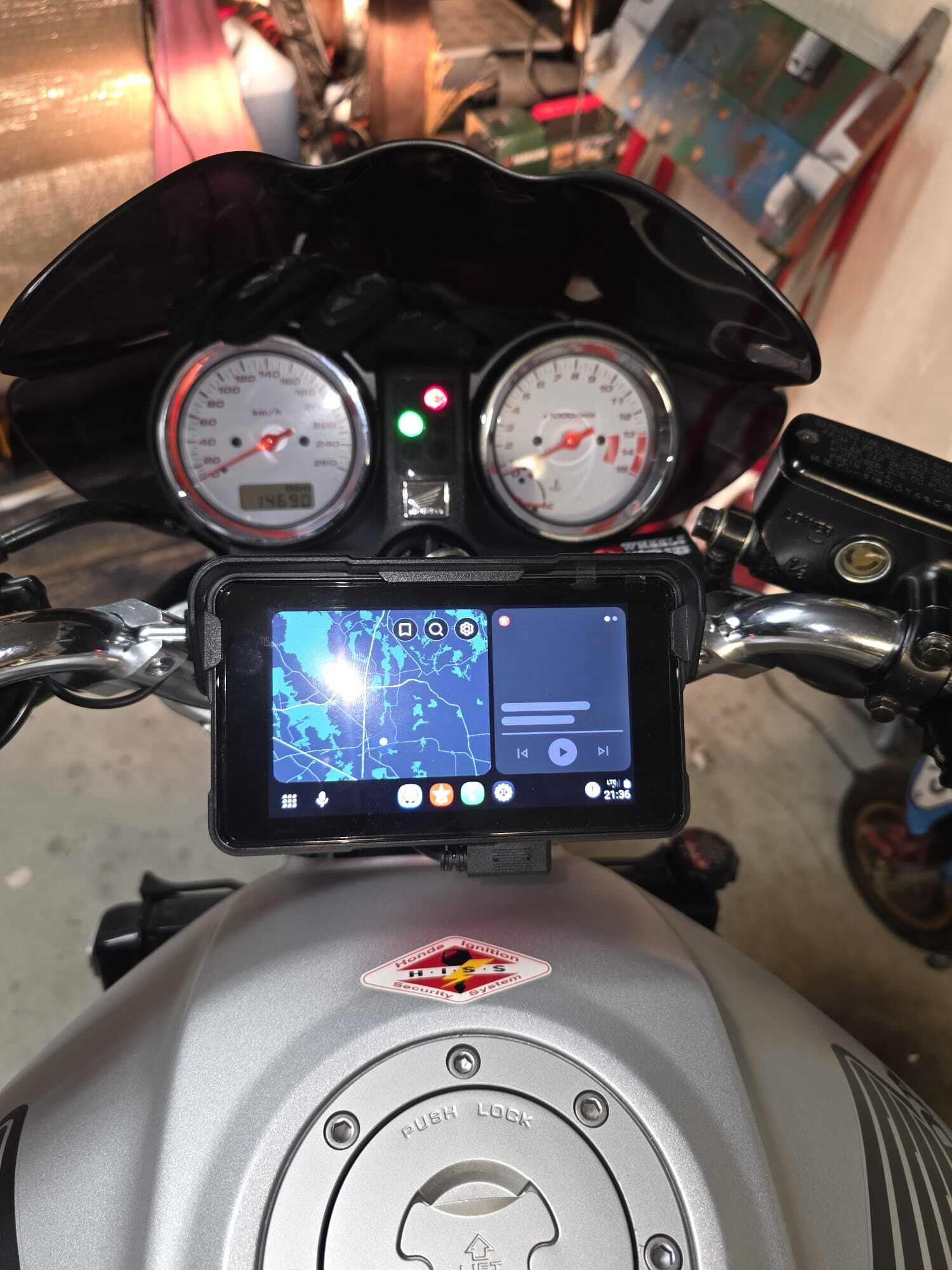 Supporto Adroid Auto per Hornet Honda 600 2001-2005