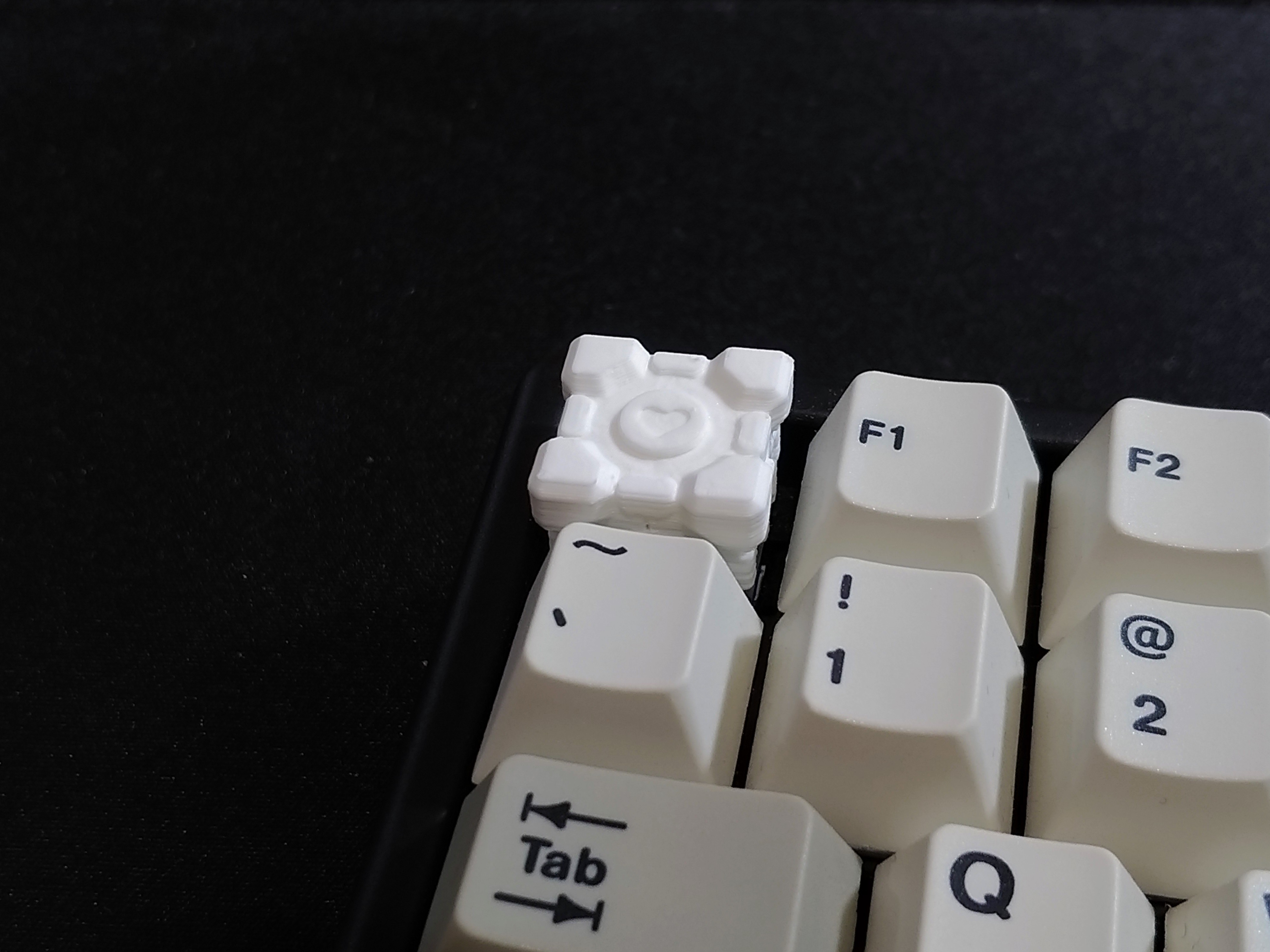 Companion Cube MX Keycap