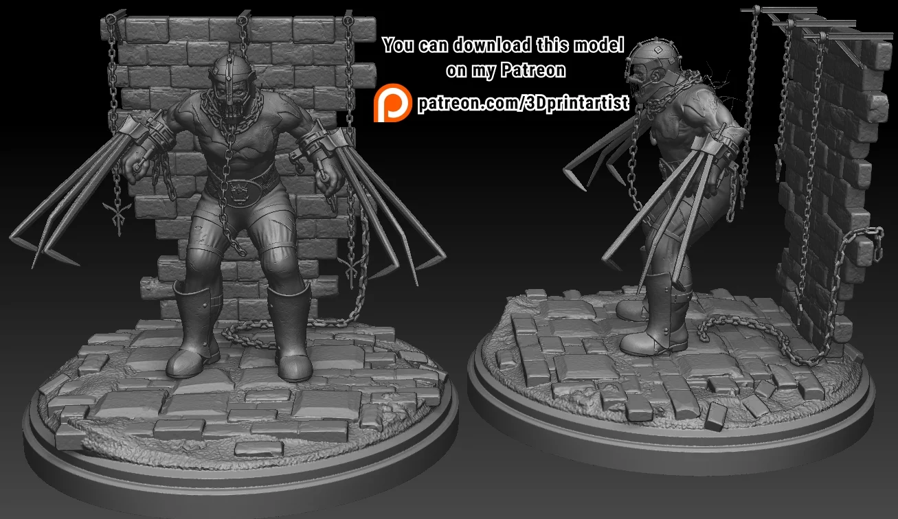 Resident Evil 4 figure Garrador Fan Art 3d print 3D print model