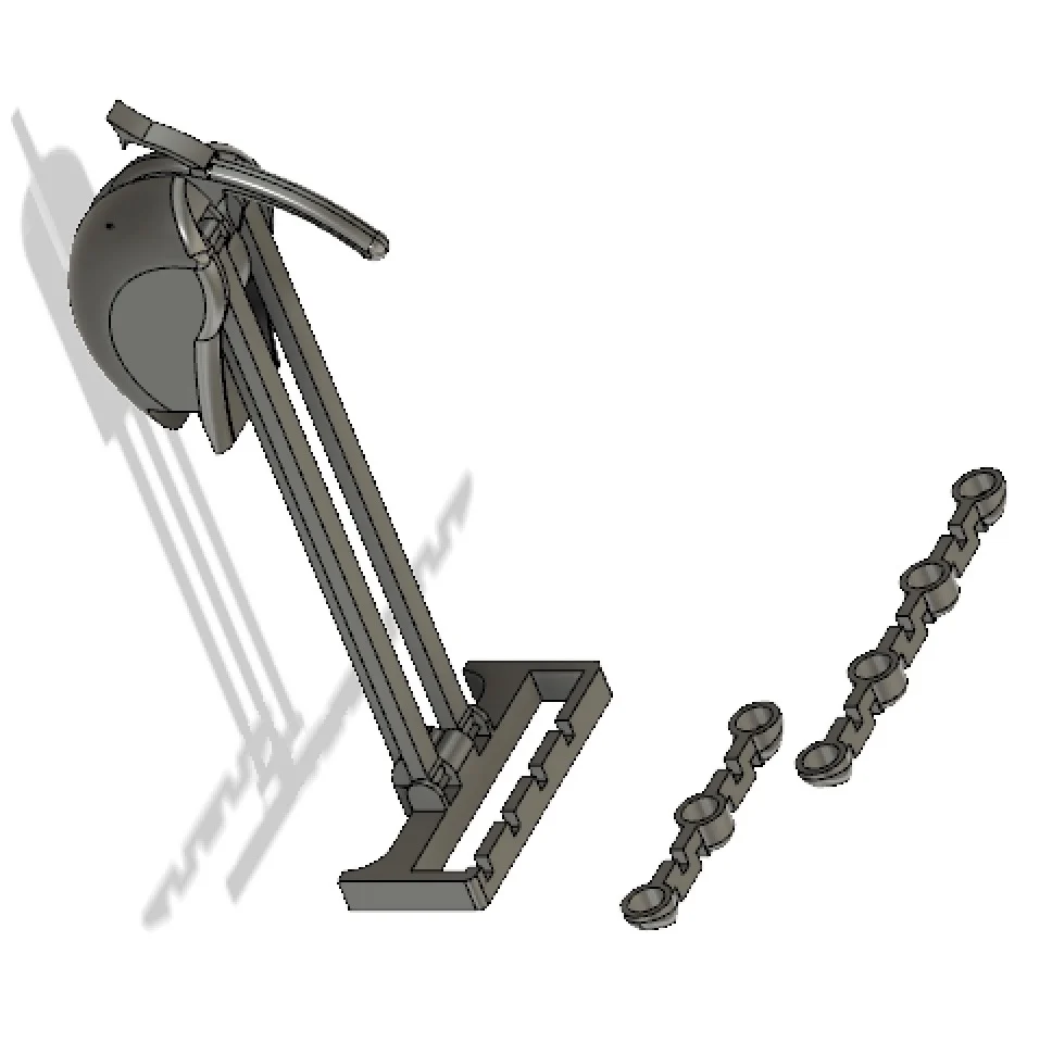 Support à bouture relevable et modulable