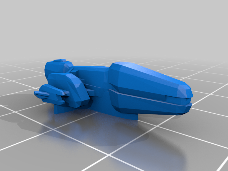 Star Trek Ascendancy Andorian Ship game piece