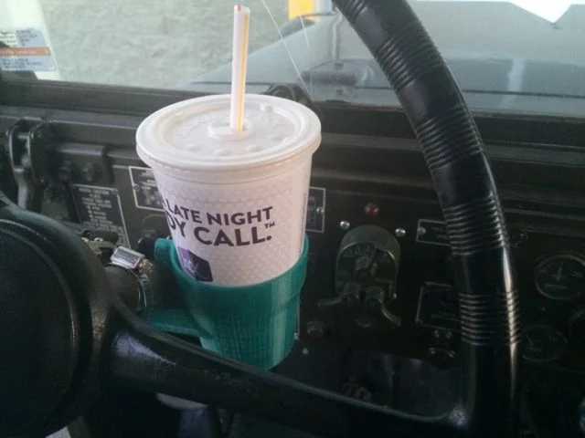 Cup holder for Dodge M37 or WC (Army Truck).