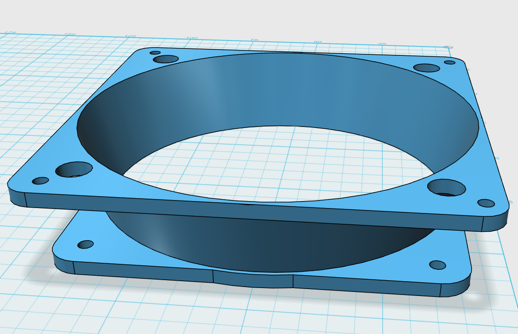 Chenger and spacer of FAN (caliber 80mm to 90mm)