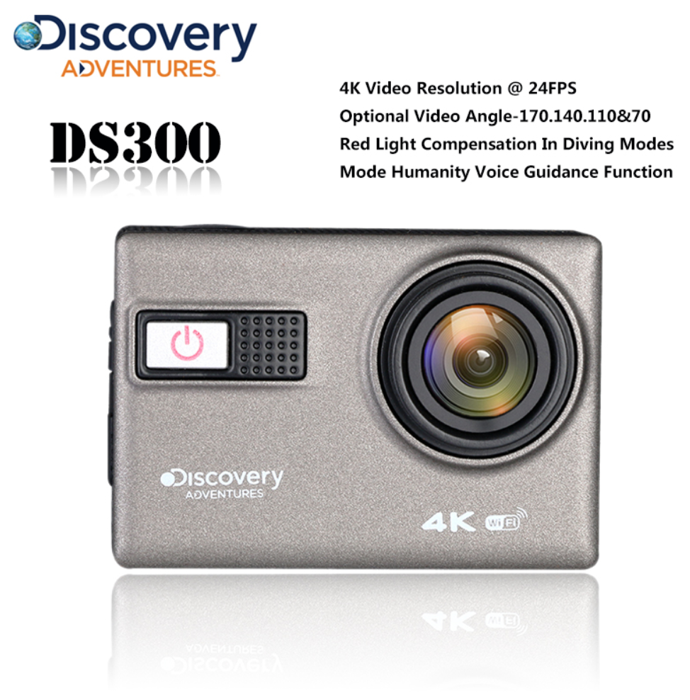 Car mount casing for Discovery Adventures DS300 action cam