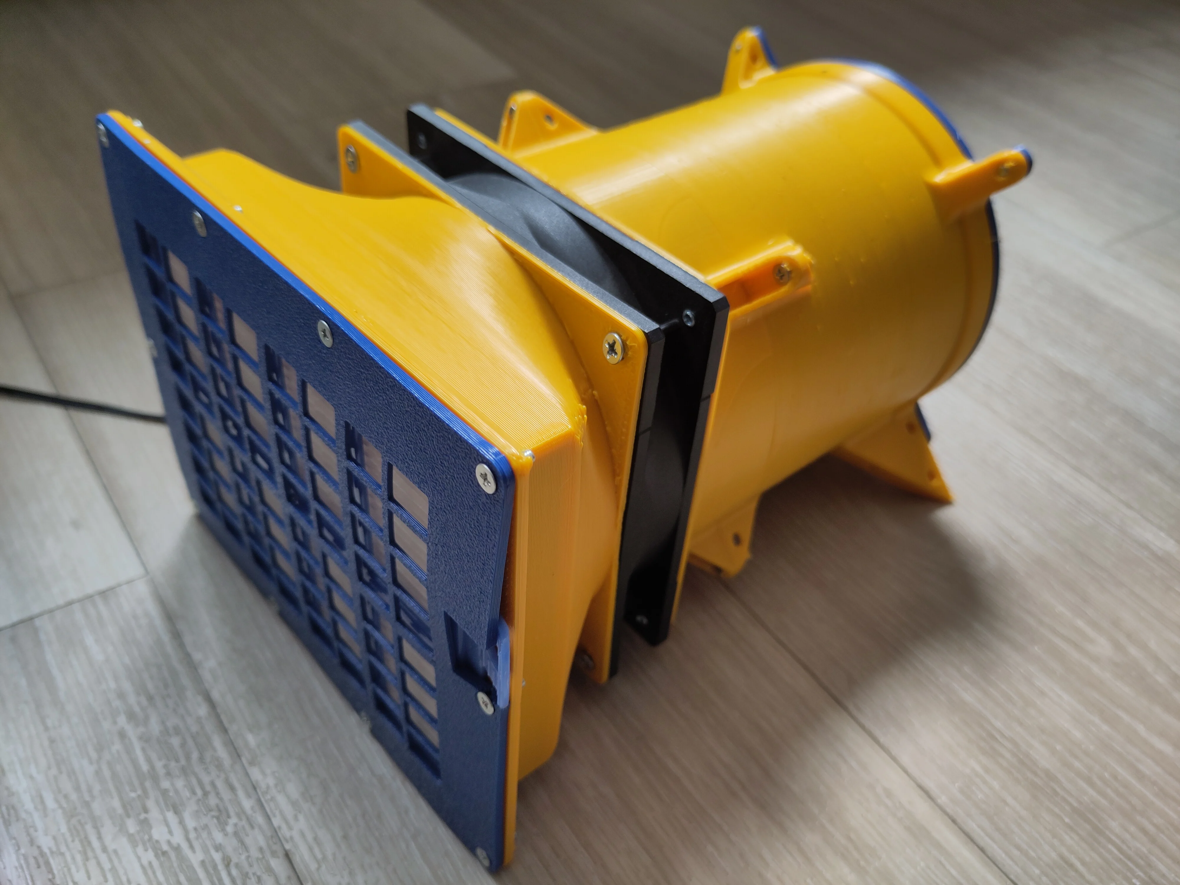 HEPA and active carbon filter using artic f12 fan