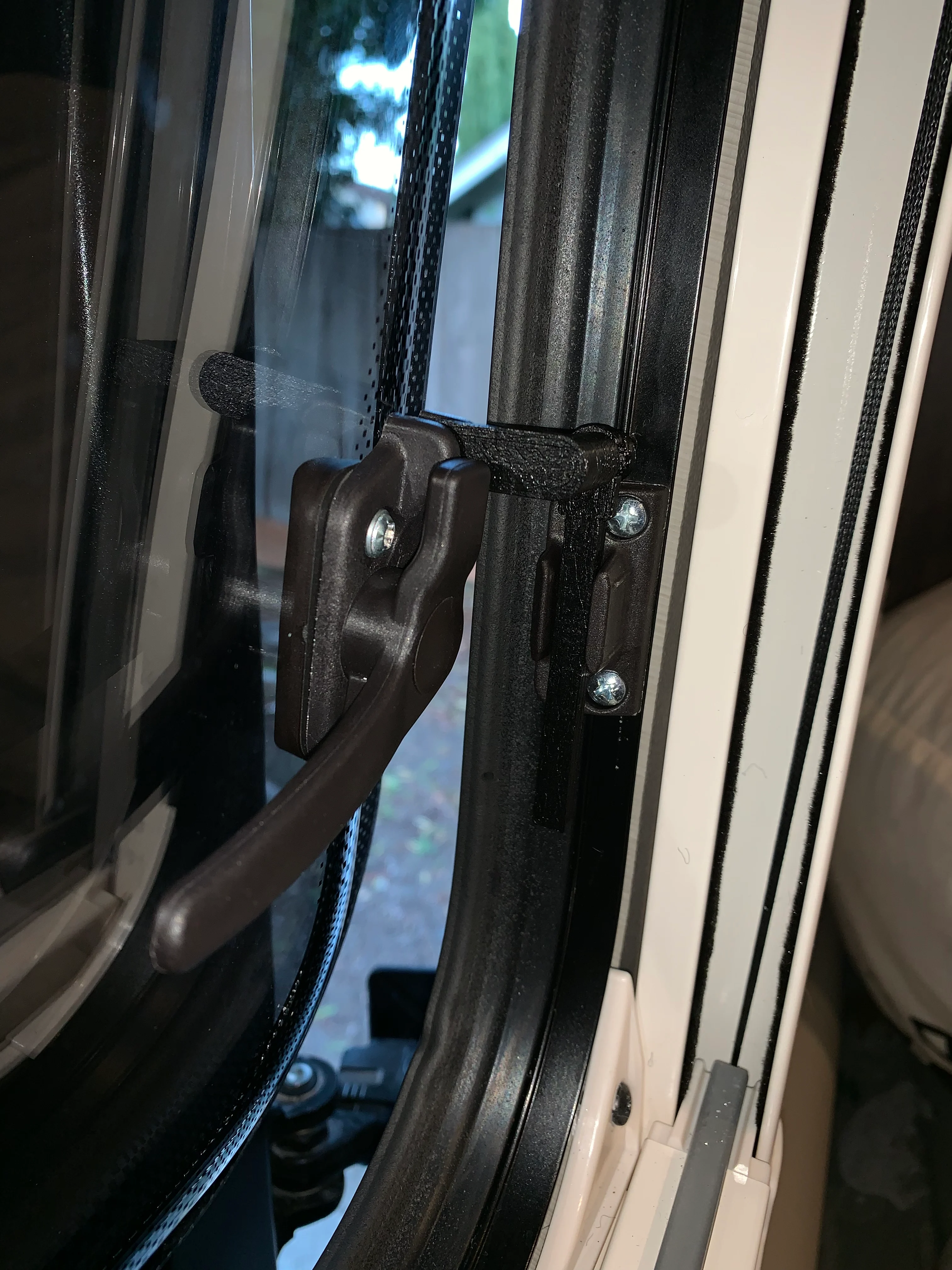 Winnebago Travato Acrylic Window Stay - Passenger Side