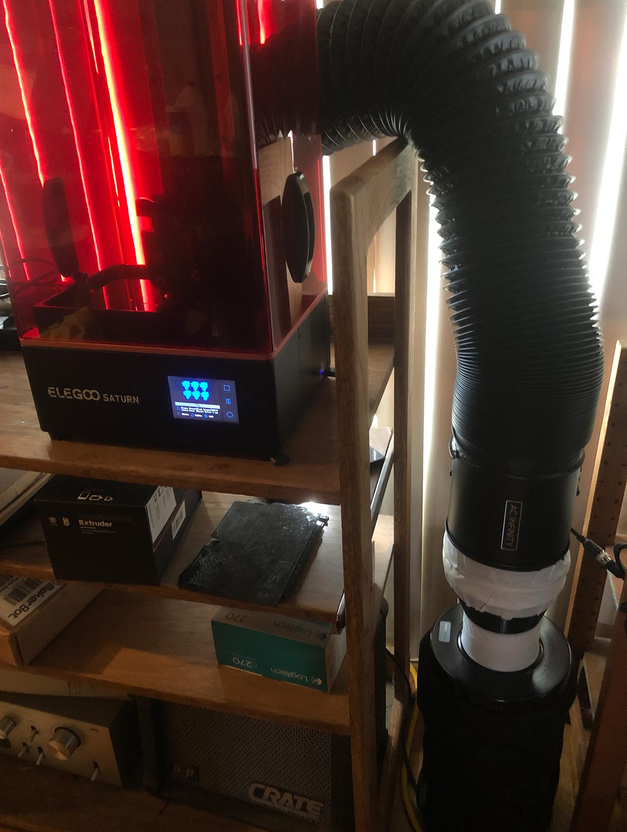 Elegoo Saturn Filter Duct