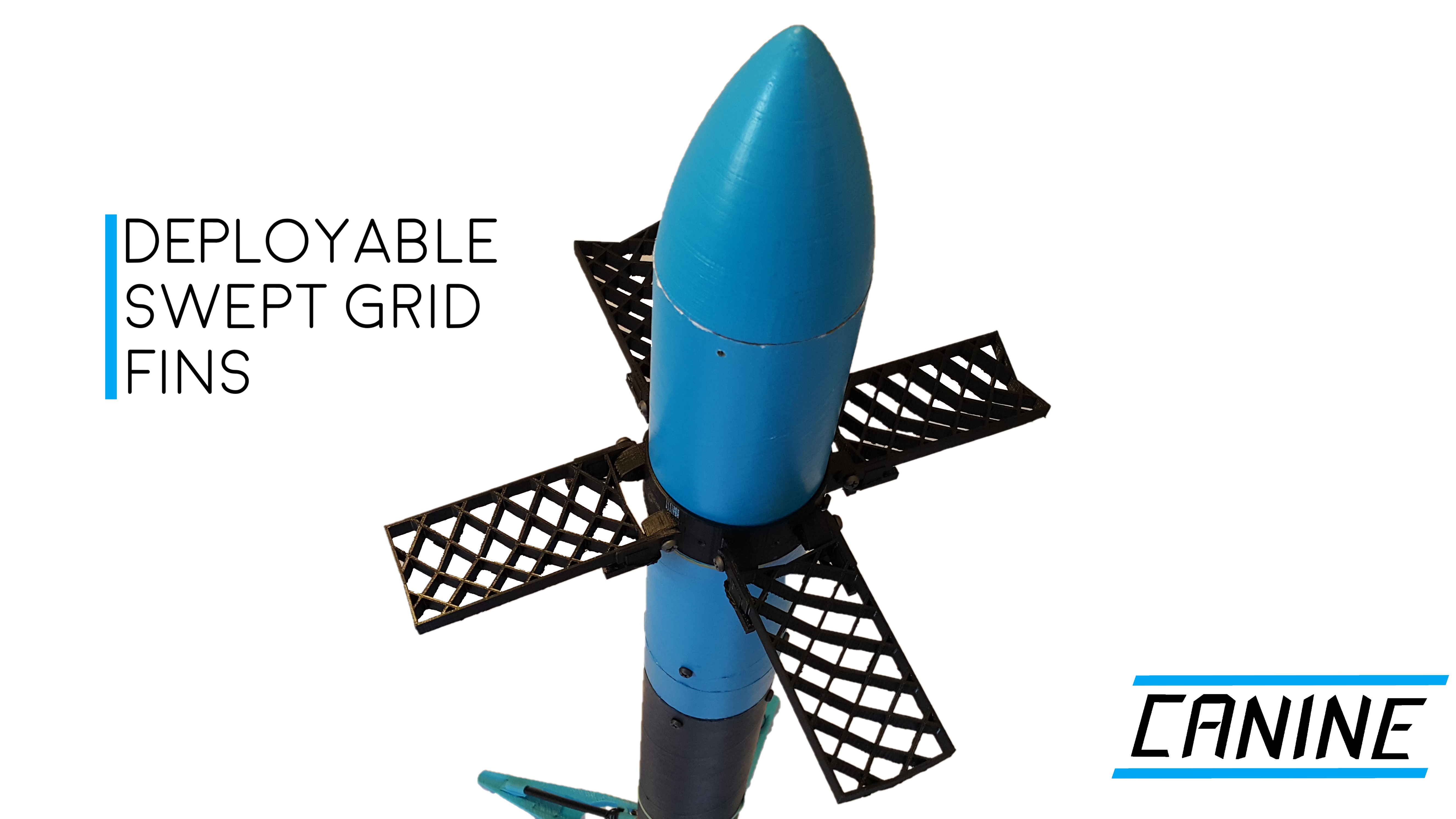 Deployable Swept Grid Fin